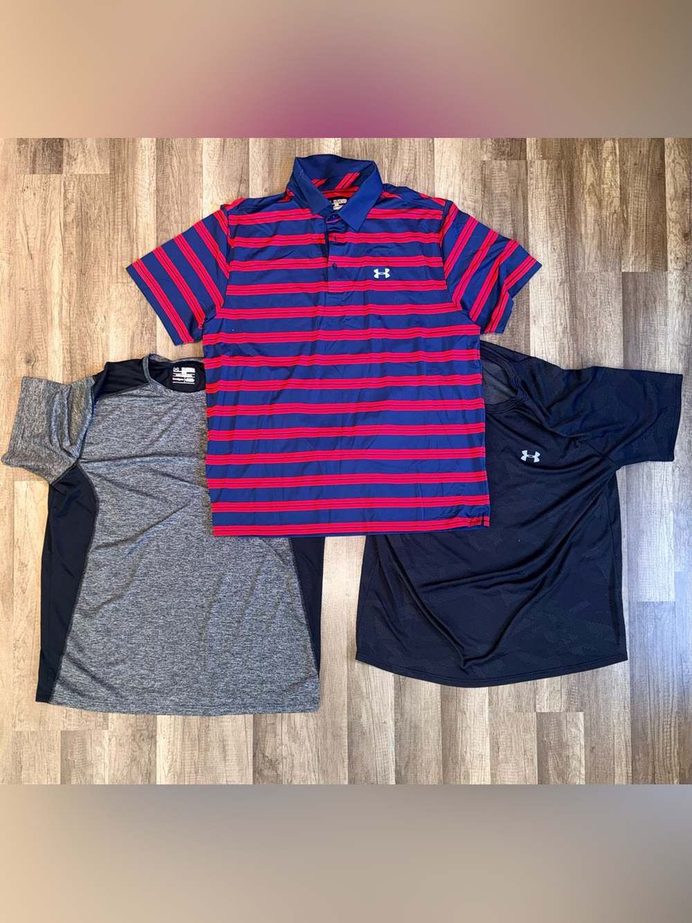 Under Armour HeatGear Bundle of 3 Tops - 2XL